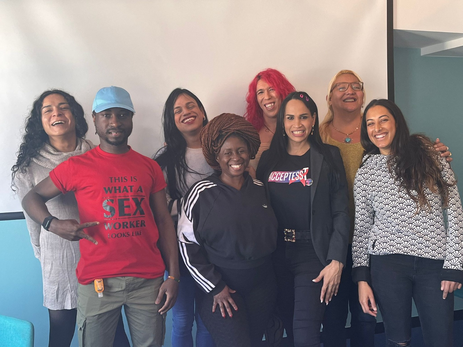 Participants in the first ESWA BIPOC Sex Worker Academy